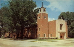 St. Liborius Catholic Church Steger, IL Postcard Postcard