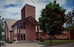 College Church, Greenville College Postcard