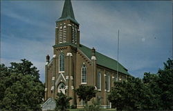 St. Gregory Catholic Church Marysville, KS Postcard Postcard