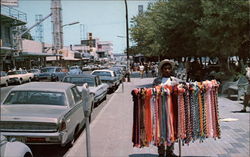 Vendor in the Plaza Postcard