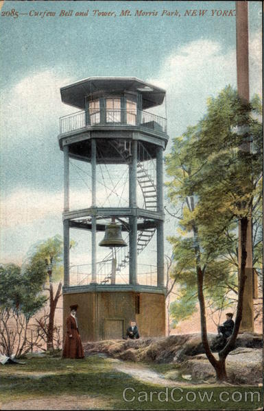 Curfew Bell and Tower, Mt. Morris Park New York