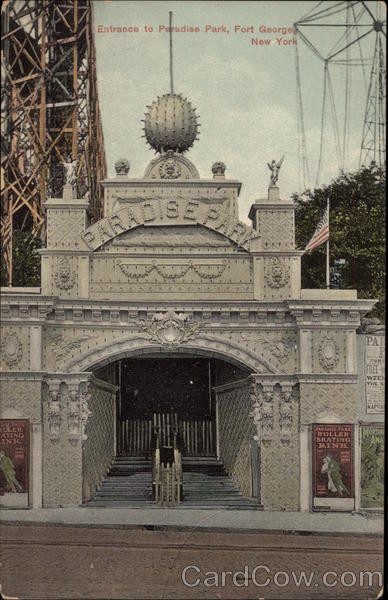 Entrance to Paradise Park Fort George New York