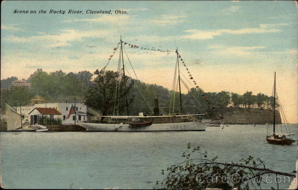 Scene on the Rocky River Cleveland Ohio