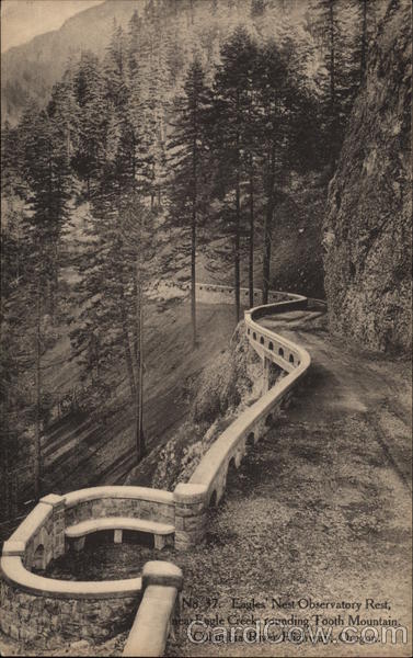 Eagles Nest Observatory Rest Columbia River Highway Oregon