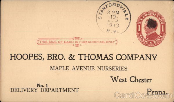 Hoopes, Bro. & Thomas Company, Maple Avenue Nurseries West Chester Pennsylvania