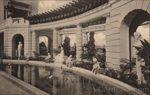 Pergola and Fountain, Hotel Aimendares Havana Cuba