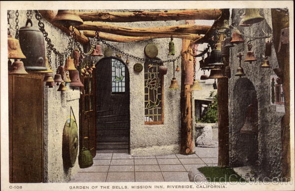 Garden of the Bells, Mission Inn Riverside California