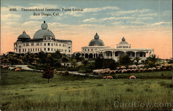 Theosophical Institute, Point Loma San Diego California
