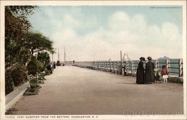 Fort Sumpter from the Battery Charleston South Carolina