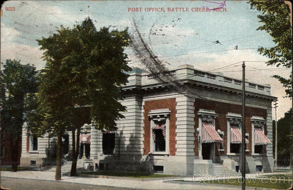 Post Office Battle Creek Michigan