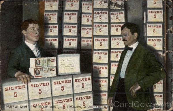 Reserve Silver Certificate Vault, U.S. Treasury Washington District of Columbia