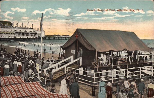 Beach Hospital Tent Atlantic City New Jersey