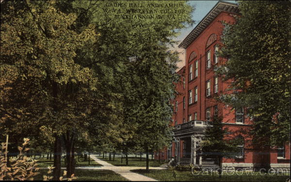Ladies Hall and Campus, Wesleyan College Buckhannon West Virginia