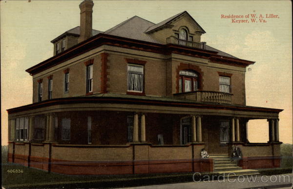 Residence of W.A. Liller Keyser West Virginia
