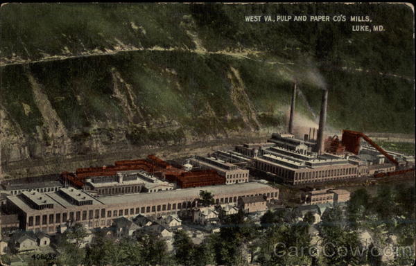 West Va. Pulp and Paper Co's Mills Luke Maryland