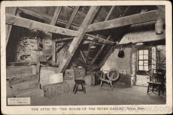 The Attic to the House of the Seven Gables Salem Massachusetts