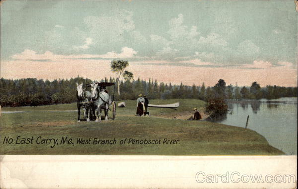 West Branch of Penobscot River North East Carry Maine