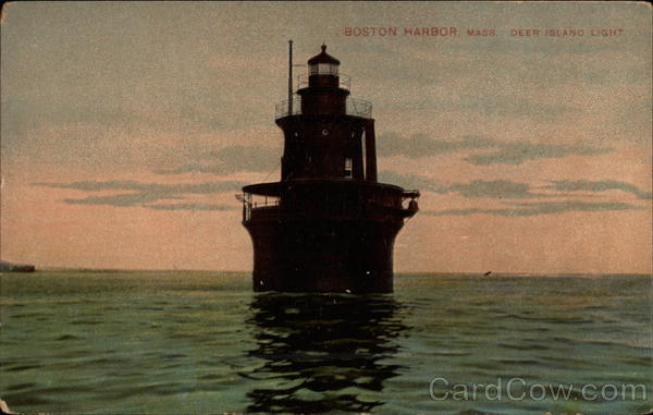 Boston Harbor, Deer Island Light Massachusetts