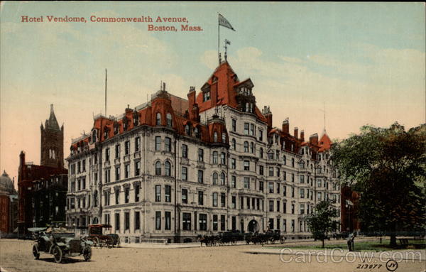 Hotel Vendome, Commonwealth Avenue Boston Massachusetts