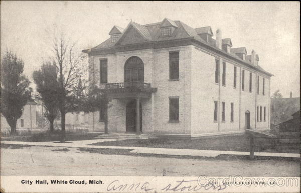 City Hall White Cloud Michigan