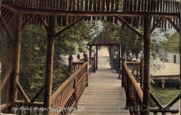 The Rustic Bridge, Riverton Park Portland Maine
