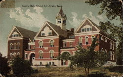 Central High School Postcard