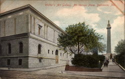 Walter's Art Gallery, Mt. Vernon Place Postcard