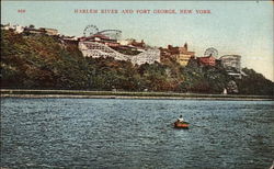 Harlem River and Fort George` Postcard