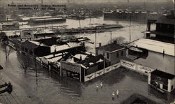 Barret and Broadway, Looking Northwest Postcard