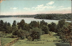 View of the Lake Eagles Mere, PA Postcard Postcard