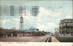 At the Station Postcard