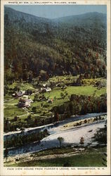 Fair View House from Parker's Ledge Postcard