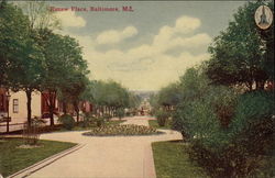 Eutaw Place Postcard