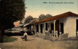 Street in Santa Fe Postcard