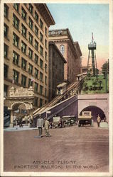 Angels Flight, Shortest Railroad in the World Postcard