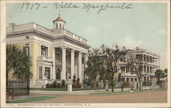 Residences on the Battery Postcard