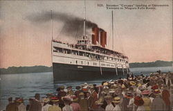 Steamer "Cayuga" Landing at Destination Toronto, Canada Misc. Canada Postcard Postcard