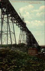 Bridge Across Hudson River Postcard