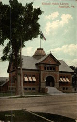 Kimball Public Library Randolph, VT Postcard Postcard