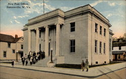 New Post Office Sistersville, WV Postcard Postcard