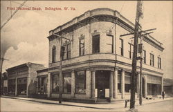 First National Bank Belington, WV Postcard 