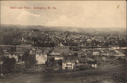 Bird's-Eye View of the City Belington, WV Postcard Postcard