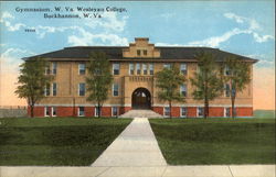 Gymnasium, W. Va. Wesleyan COllege Postcard