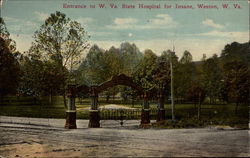 West Virginia State Hospital for Insane Postcard