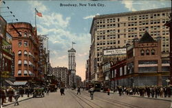 Broadway New York City, NY Postcard Postcard