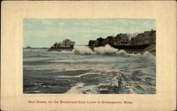Surf Scene Postcard