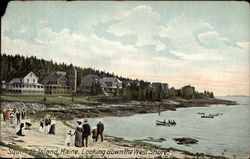 Looking Down the West Shore Postcard