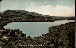 Monadnock Lake and Mt. New Hampshire Postcard