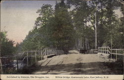 WIlow Bridge, Contoocook Lake Postcard