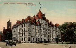 Hotel Vendome, Commonwealth Avenue Postcard